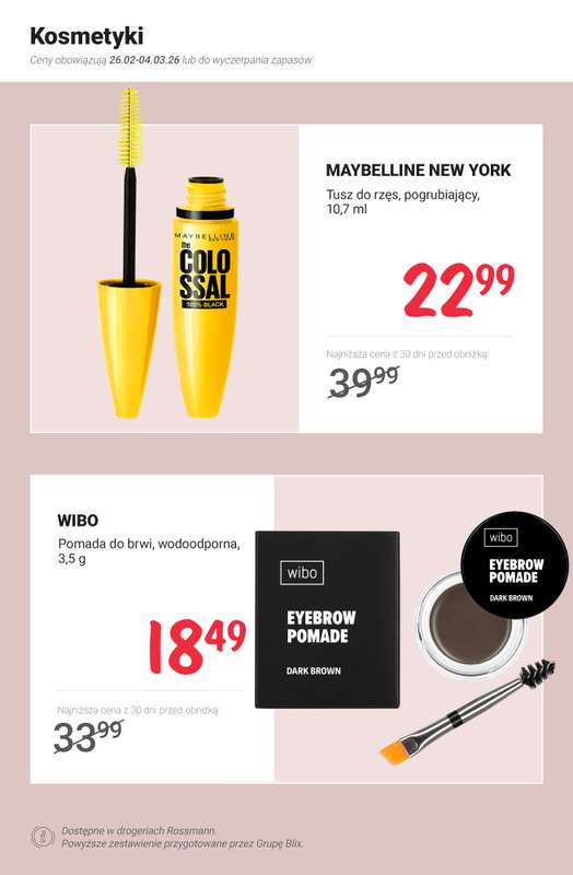 Rossmann - gazetka promocyjna MEGA promocje z nowej gazetki od czwartku 26.02 do środy 04.03 - strona 2