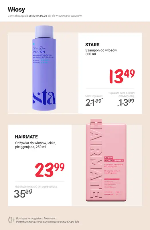 Rossmann - gazetka promocyjna MEGA promocje z nowej gazetki od czwartku 26.02 do środy 04.03 - strona 6