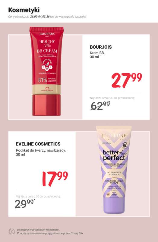 Rossmann - gazetka promocyjna MEGA promocje z nowej gazetki od czwartku 26.02 do środy 04.03 - strona 3
