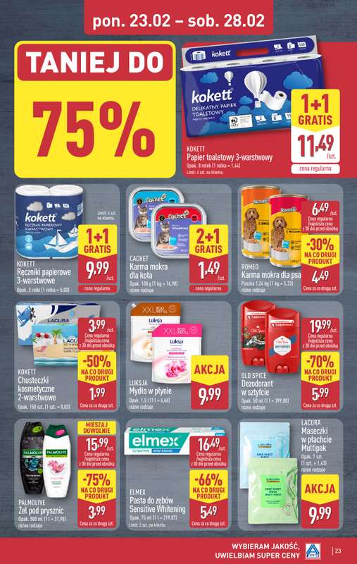 Aldi - gazetka promocyjna Pełny katalog! od poniedziałku 23.02 do soboty 28.02 - strona 23