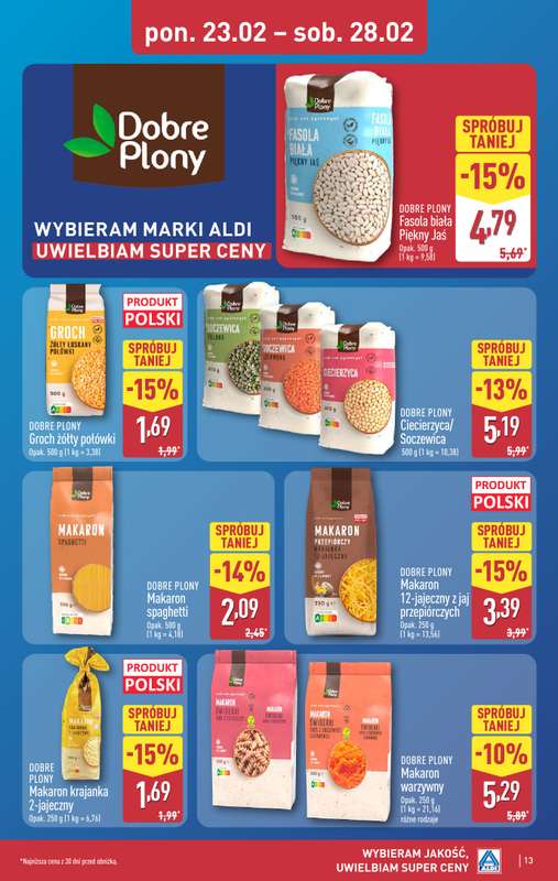 Aldi - gazetka promocyjna Pełny katalog! od poniedziałku 23.02 do soboty 28.02 - strona 13
