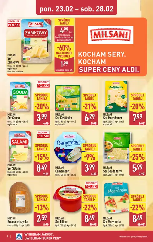Aldi - gazetka promocyjna Pełny katalog! od poniedziałku 23.02 do soboty 28.02 - strona 8