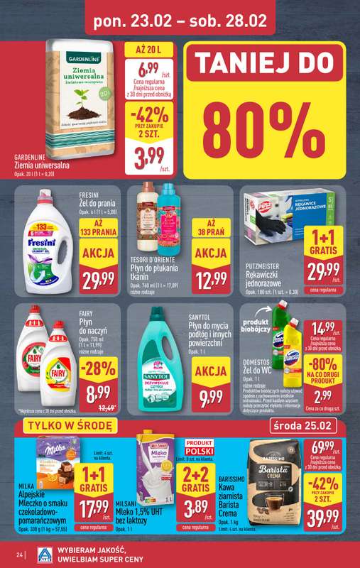 Aldi - gazetka promocyjna Pełny katalog! od poniedziałku 23.02 do soboty 28.02 - strona 24