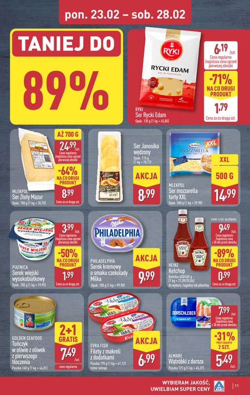 Aldi - gazetka promocyjna Pełny katalog! od poniedziałku 23.02 do soboty 28.02 - strona 11