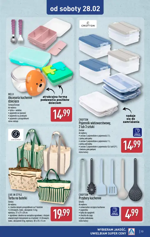 Aldi - gazetka promocyjna Aldi ma to coś! od środy 25.02 do soboty 28.02 - strona 13