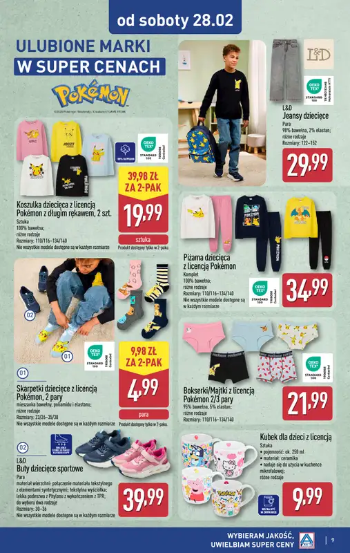 Aldi - gazetka promocyjna Aldi ma to coś! od środy 25.02 do soboty 28.02 - strona 9