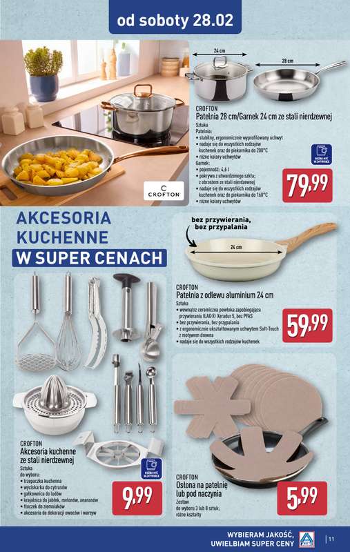 Aldi - gazetka promocyjna Aldi ma to coś! od środy 25.02 do soboty 28.02 - strona 11