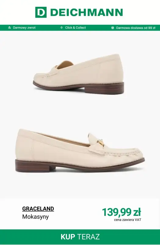 Deichmann - gazetka promocyjna Mokasyny na wiosnę od czwartku 26.02  - strona 6