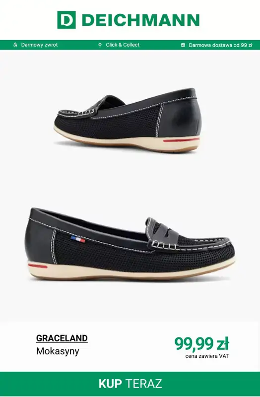 Deichmann - gazetka promocyjna Mokasyny na wiosnę od czwartku 26.02  - strona 7