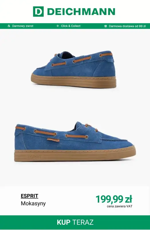 Deichmann - gazetka promocyjna Mokasyny na wiosnę od czwartku 26.02  - strona 9