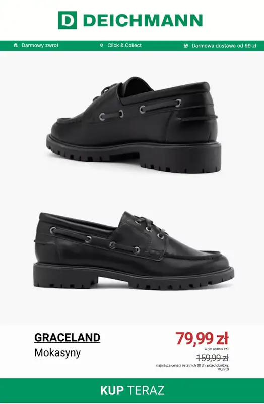 Deichmann - gazetka promocyjna Mokasyny na wiosnę od czwartku 26.02  - strona 3