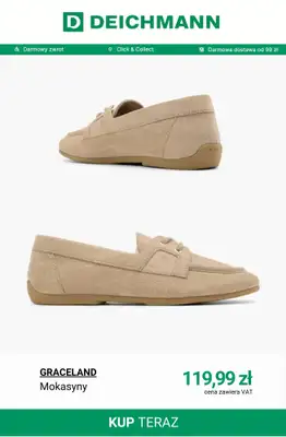 Deichmann - gazetka promocyjna Mokasyny na wiosnę od czwartku 26.02  - strona 5