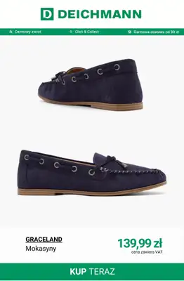 Deichmann - gazetka promocyjna Mokasyny na wiosnę od czwartku 26.02  - strona 4