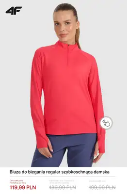 4F - gazetka promocyjna Ubrania do biegania w SUPER cenach! od czwartku 26.02  - strona 10