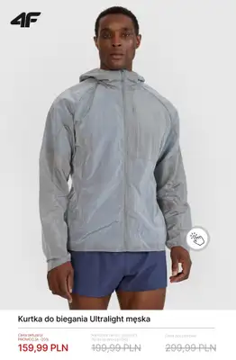 4F - gazetka promocyjna Ubrania do biegania w SUPER cenach! od czwartku 26.02  - strona 13