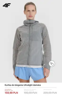 4F - gazetka promocyjna Ubrania do biegania w SUPER cenach! od czwartku 26.02  - strona 12