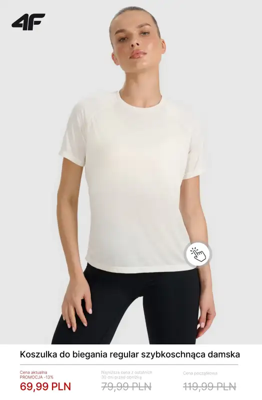 4F - gazetka promocyjna Ubrania do biegania w SUPER cenach! od czwartku 26.02  - strona 2