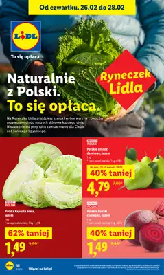 Lidl - gazetka promocyjna Oferta od czwartku od czwartku 26.02 do soboty 28.02 - strona 20