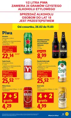 Lidl - gazetka promocyjna Oferta od czwartku od czwartku 26.02 do soboty 28.02 - strona 47