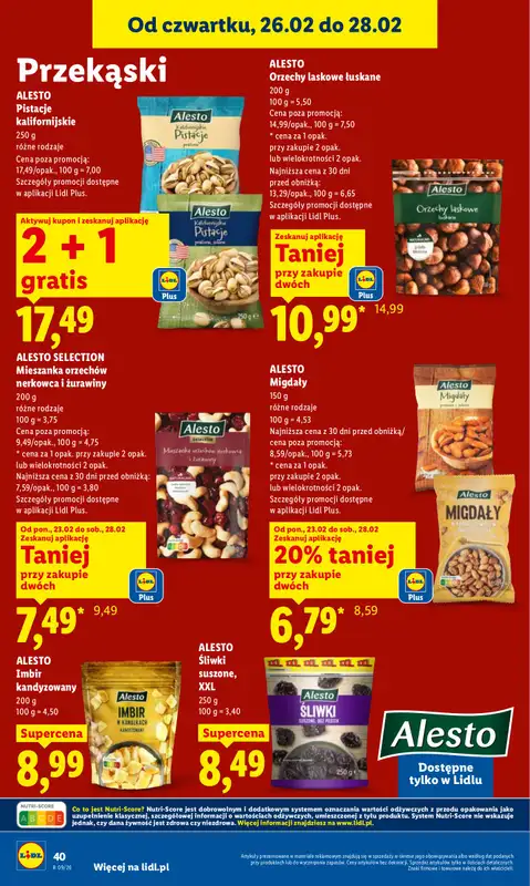 Lidl - gazetka promocyjna Oferta od czwartku od czwartku 26.02 do soboty 28.02 - strona 42