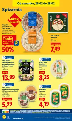 Lidl - gazetka promocyjna Oferta od czwartku od czwartku 26.02 do soboty 28.02 - strona 48