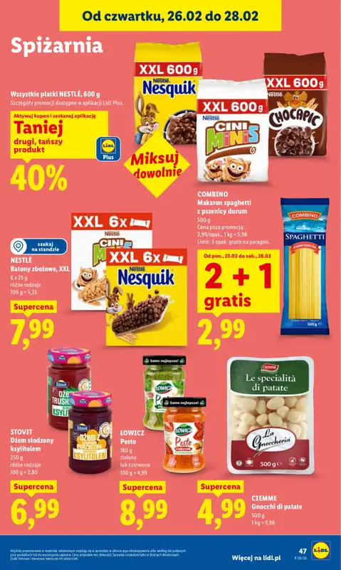 Lidl - gazetka promocyjna Oferta od czwartku od czwartku 26.02 do soboty 28.02 - strona 49