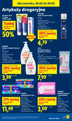 Lidl - gazetka promocyjna Oferta od czwartku od czwartku 26.02 do soboty 28.02 - strona 53