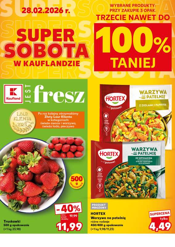 Kaufland - gazetka promocyjna Oferta Kaufland - SUPER SOBOTA od soboty 28.02 do soboty 28.02 - strona 2