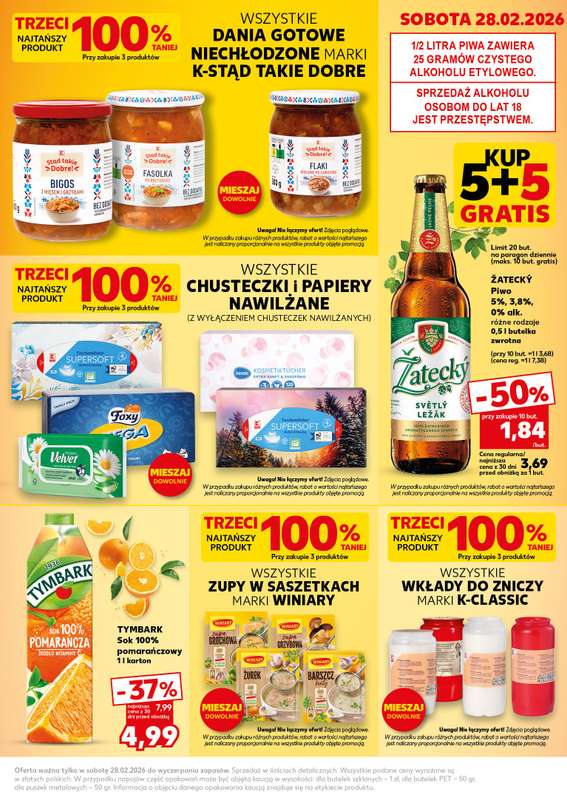 Kaufland - gazetka promocyjna Oferta Kaufland - SUPER SOBOTA od soboty 28.02 do soboty 28.02 - strona 3