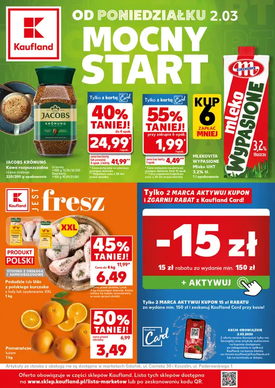 Kaufland - gazetka promocyjna Mocny Start  