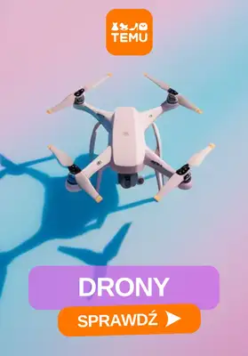 Temu - gazetka promocyjna Drony w niskich cenach od czwartku 26.02 