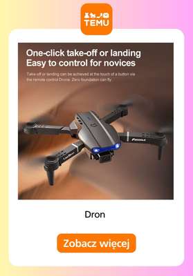 Dron z podwójną kamerą