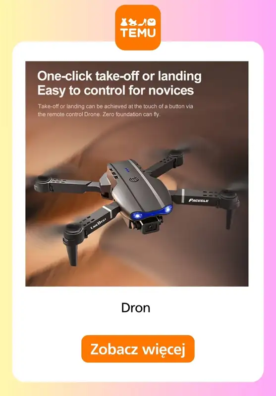 Temu - gazetka promocyjna Drony w niskich cenach od czwartku 26.02  - strona 7