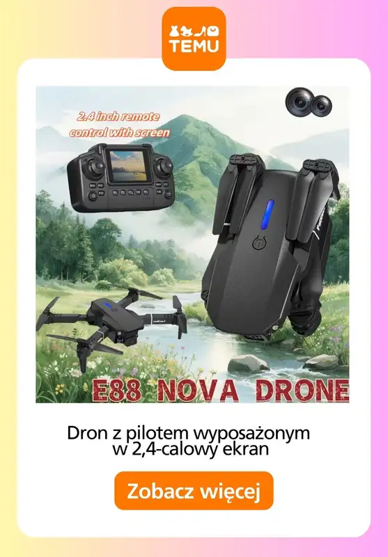 Temu - gazetka promocyjna Drony w niskich cenach od czwartku 26.02  - strona 5