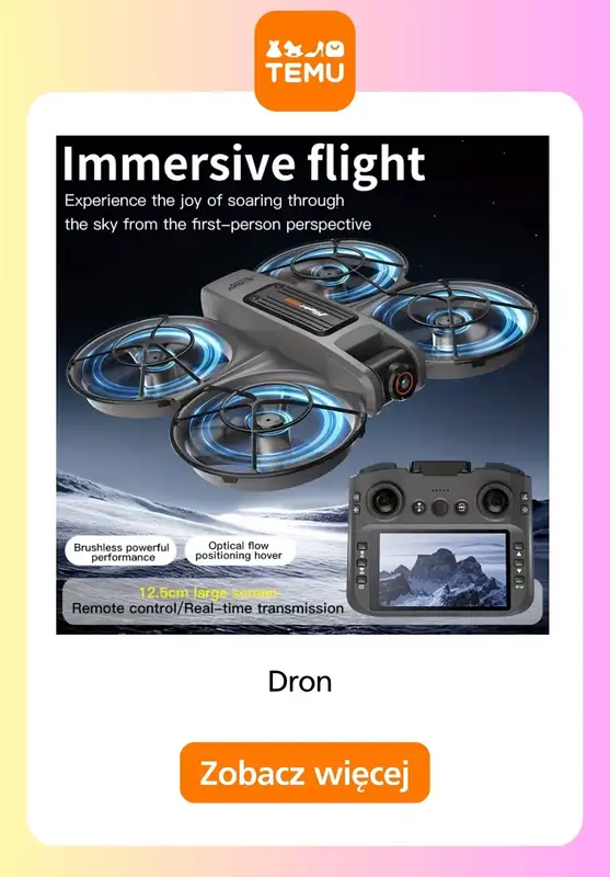 Temu - gazetka promocyjna Drony w niskich cenach od czwartku 26.02  - strona 3
