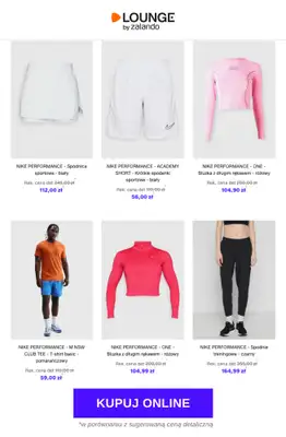 Lounge by Zalando - gazetka promocyjna Specjalne okazje:  Nike Performance od czwartku 26.02 do niedzieli 01.03 - strona 9