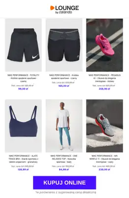 Lounge by Zalando - gazetka promocyjna Specjalne okazje:  Nike Performance od czwartku 26.02 do niedzieli 01.03 - strona 10