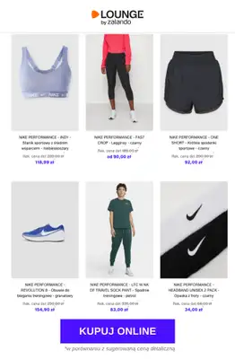 Lounge by Zalando - gazetka promocyjna Specjalne okazje:  Nike Performance od czwartku 26.02 do niedzieli 01.03 - strona 7