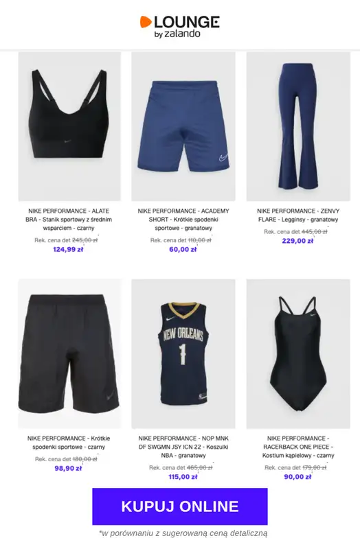 Lounge by Zalando - gazetka promocyjna Specjalne okazje:  Nike Performance od czwartku 26.02 do niedzieli 01.03 - strona 5