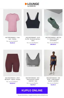 Lounge by Zalando - gazetka promocyjna Specjalne okazje:  Nike Performance od czwartku 26.02 do niedzieli 01.03 - strona 6