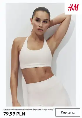 H&M - gazetka promocyjna Damska odzież sportowa SculptMove™ od czwartku 26.02  - strona 8