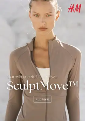 H&M - gazetka promocyjna Damska odzież sportowa SculptMove™ od czwartku 26.02 