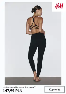 H&M - gazetka promocyjna Damska odzież sportowa SculptMove™ od czwartku 26.02  - strona 5