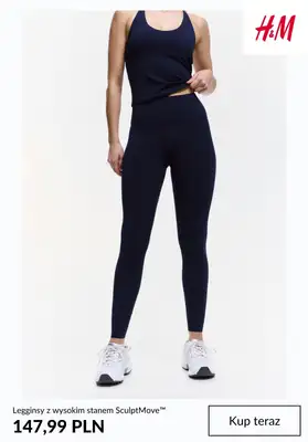 H&M - gazetka promocyjna Damska odzież sportowa SculptMove™ od czwartku 26.02  - strona 7