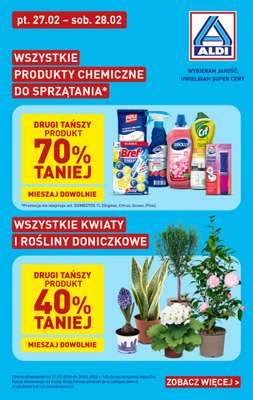 Aldi - gazetka promocyjna Mix okazji w super cenach Aldi! od piątku 27.02 do soboty 28.02