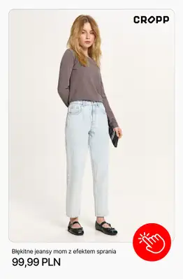 Cropp - gazetka promocyjna Jeansy damskie na wiosnę – znajdź swój fason od czwartku 26.02  - strona 7