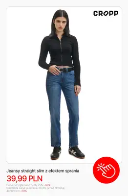 Cropp - gazetka promocyjna Jeansy damskie na wiosnę – znajdź swój fason od czwartku 26.02  - strona 2