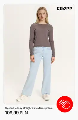 Cropp - gazetka promocyjna Jeansy damskie na wiosnę – znajdź swój fason od czwartku 26.02  - strona 9