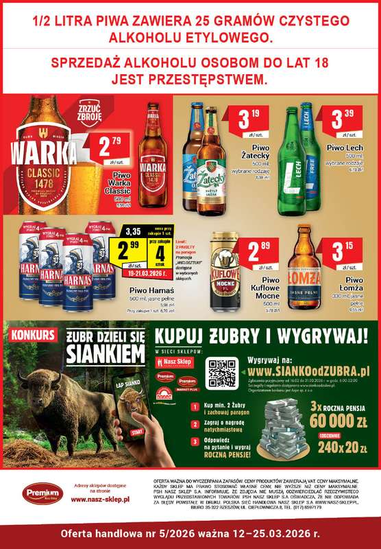 Premium Nasz Sklep - gazetka promocyjna Gazetka Premium od czwartku 12.03 do środy 25.03 - strona 6