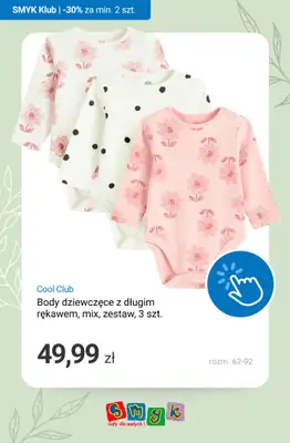 Smyk - gazetka promocyjna -30% na NOWĄ KOLEKCJĘ przy min 2 szt. - dla Klubowiczów! od czwartku 26.02 do poniedziałku 02.03 - strona 9